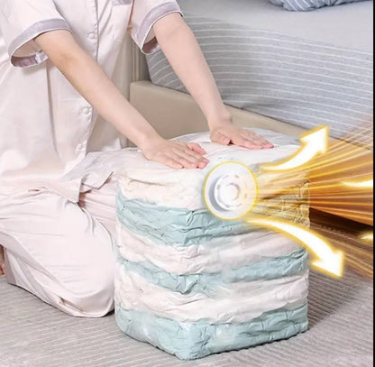 4pcs set No Pump Needed Vacuum Storage Bags