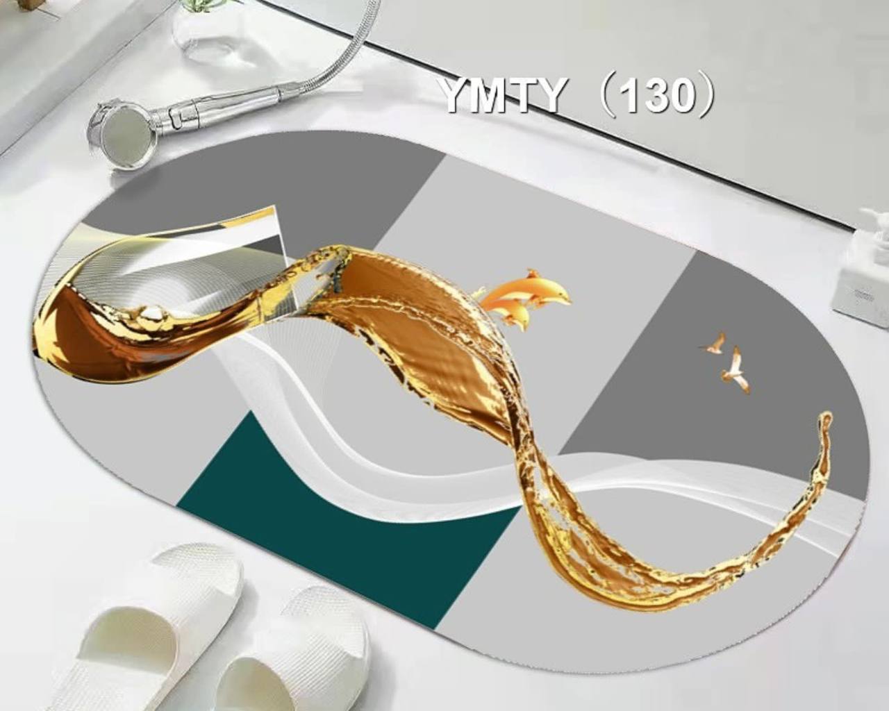 Super Absorbent oval rubber Mat