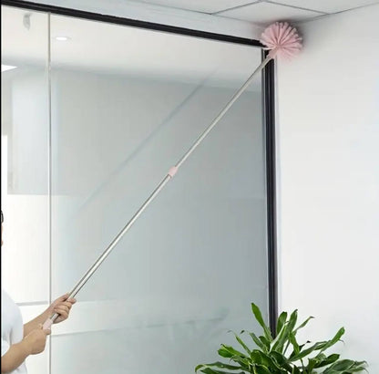 Extendable Cobweb broom with Extension Pole
