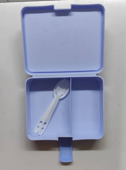 2 compartment Tutu family Lunch Box for Kids with spoon and fork