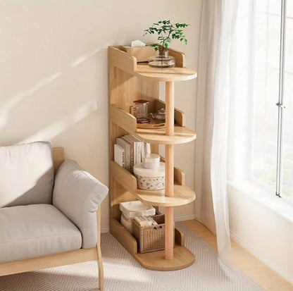 Console Table Sofa Side Cabinets Narrow Gap Shelf