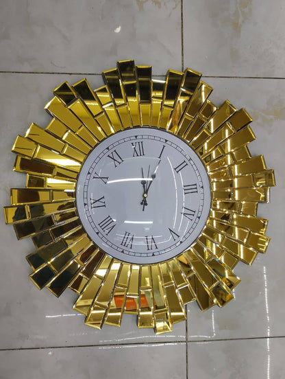 Classy Mirrored Wall Clock