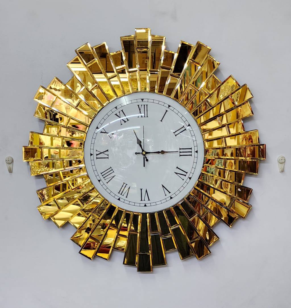 Classy Mirrored Wall Clock