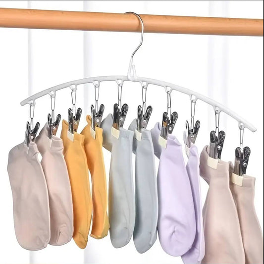 10pegs stainless steel clothes drying hanger