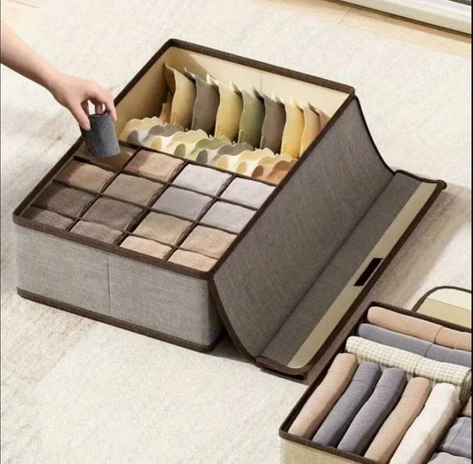 Garment organizer with cover