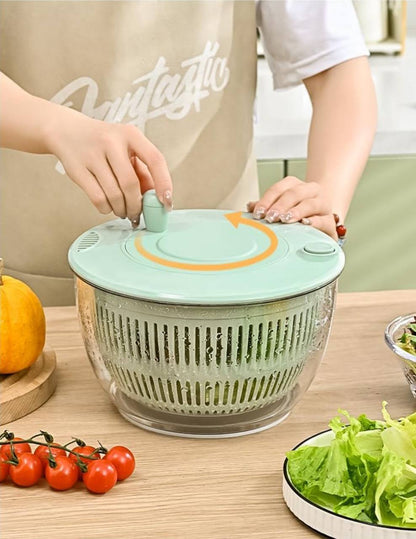 Multi-functional 8pcs Salad Spinner with Vegetable Chopper