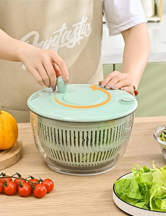 Multi-functional 8pcs Salad Spinner with Vegetable Chopper