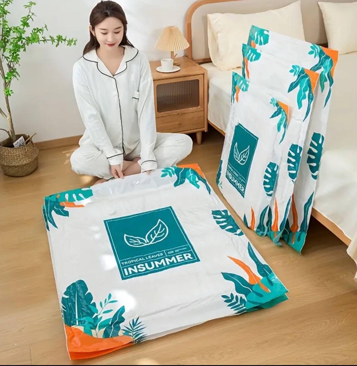 10pcs set Vacuum compression storage bags (with electric pump