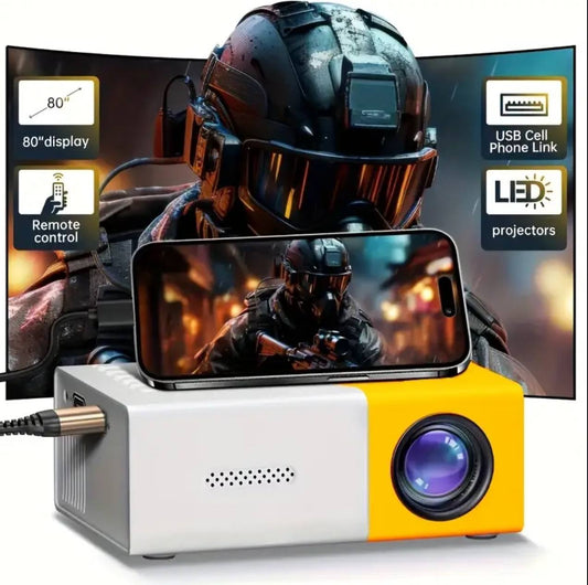 Portable Mini Projector With Audio HDMI