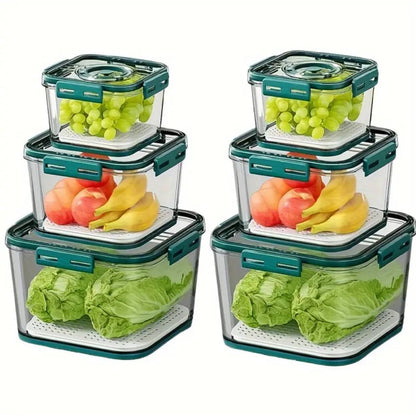 3pcs \ set Stackable Multipurpose Food Storage Containers Organizers