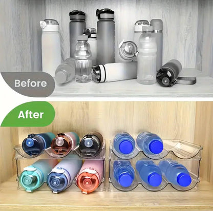 Triple Stackable Wine Bottle Rack Glass Holder /  Bottle Holder*