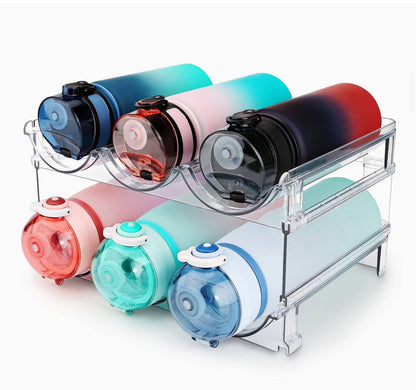 Triple Stackable Wine Bottle Rack Glass Holder /  Bottle Holder*