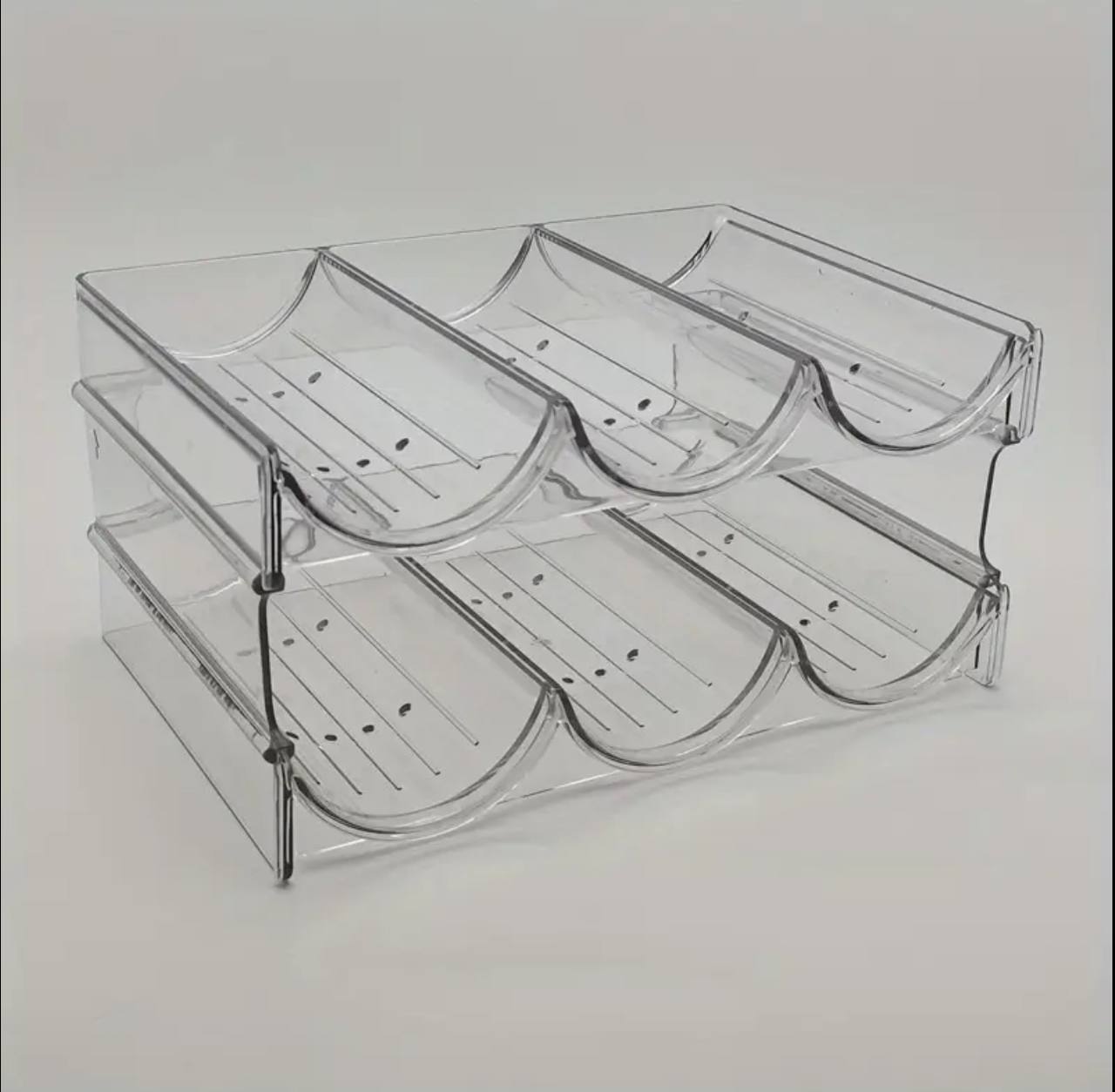 Triple Stackable Wine Bottle Rack Glass Holder /  Bottle Holder*