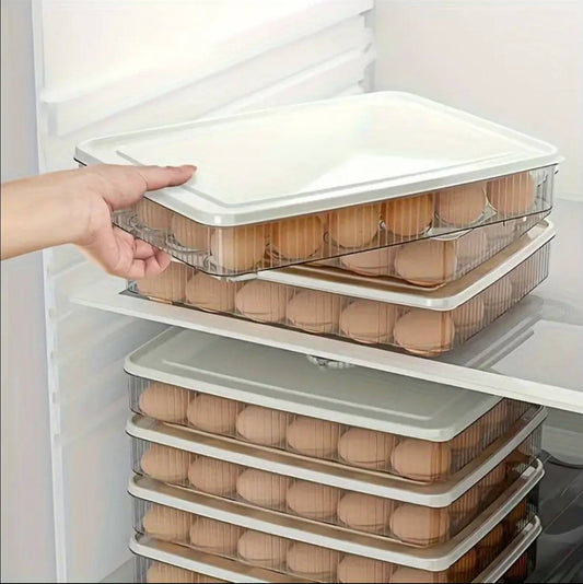 Stackable egg tray