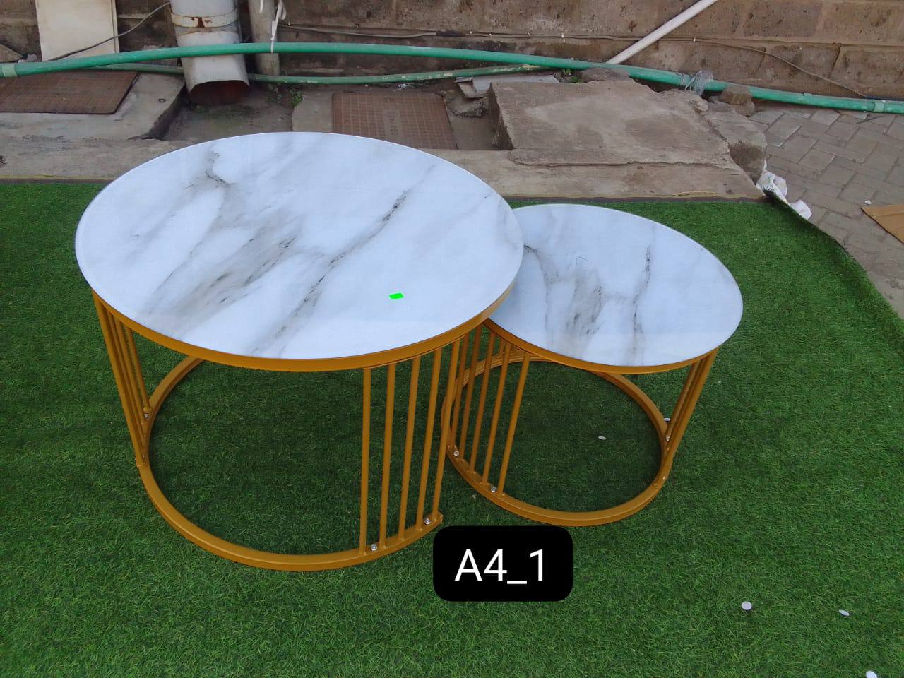 2 in 1 Glass nesting table
