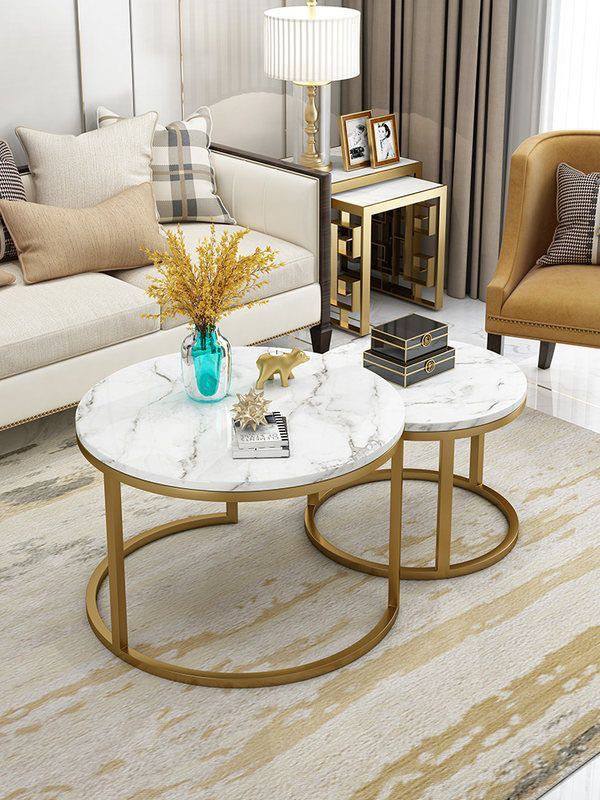2 in 1 round nesting table/ coffee table