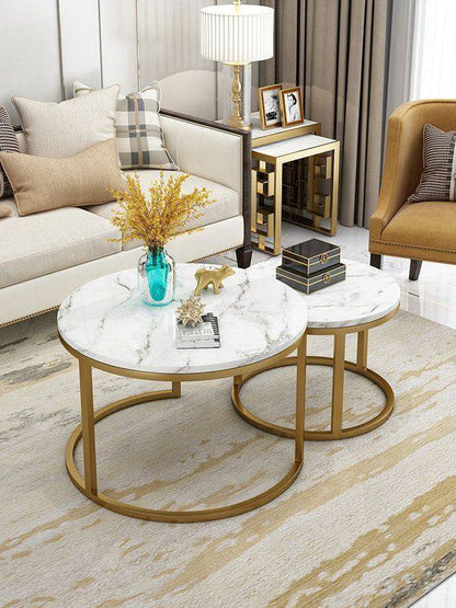 2 in 1 round nesting table/ coffee table
