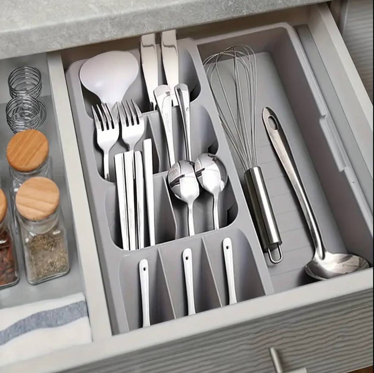 Expandable Drawer Cutlery Organizer