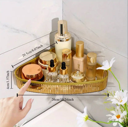 Acrylic Punch Free Bathroom  Shelf