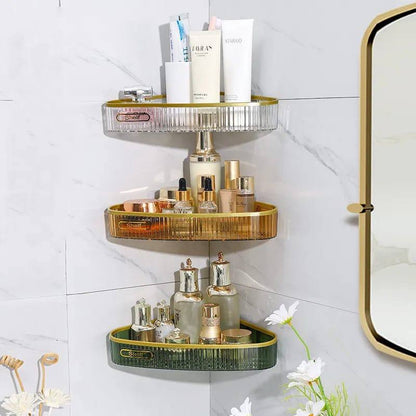 Acrylic Punch Free Bathroom  Shelf