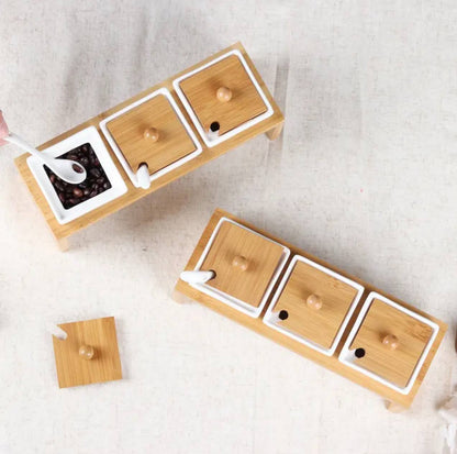 3pcs Ceramic Canister Set