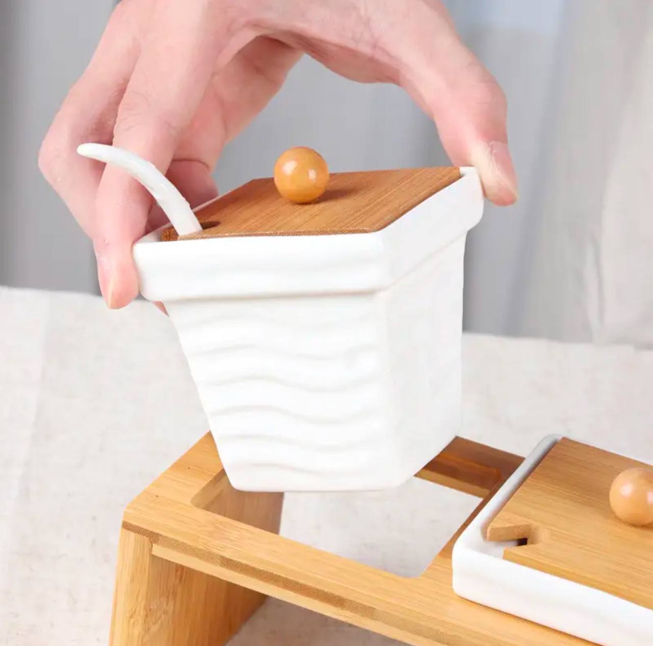 3pcs Ceramic Canister Set