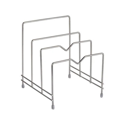 Stainless Steel Counter Top Lid Holder.