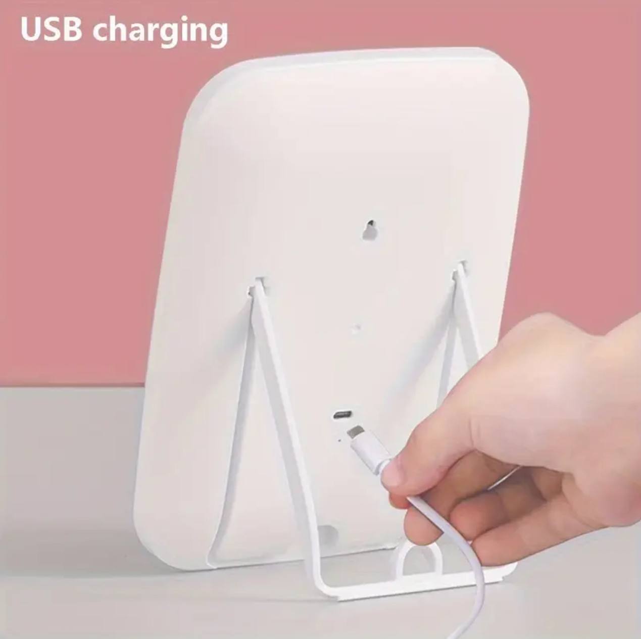 Rechargeable Travel Make Up Mirror.