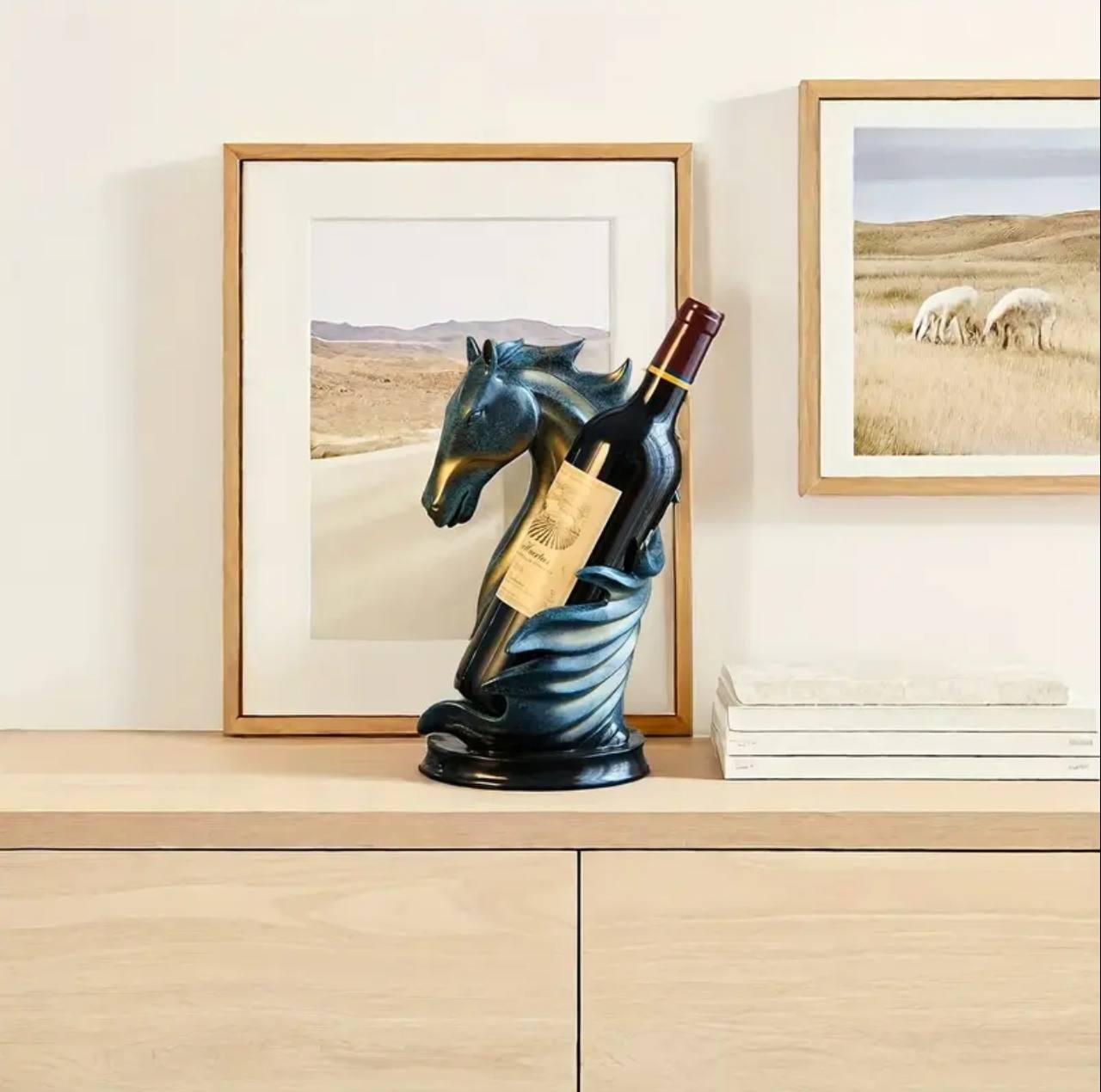 Horse Head Wine Rack