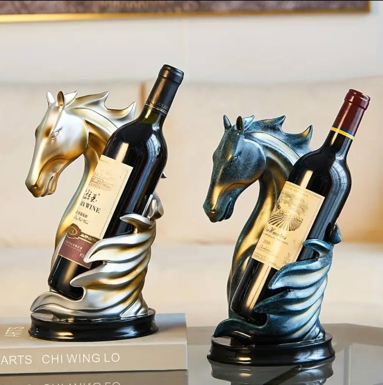 Horse Head Wine Rack