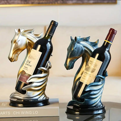 Horse Head Wine Rack