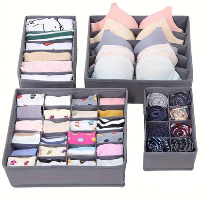 4 Pcs Underwear Drawer Organizers