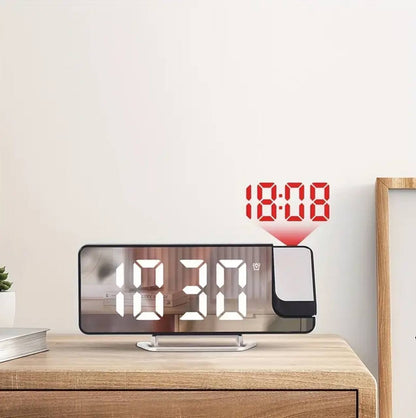 180% PROJECTION LED DIGITAL CLOCK WITH ALARM FOR TABLE