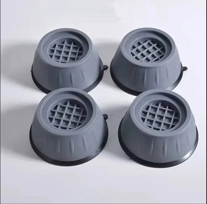 4PCS Gray Washing Machine Universal Foot Pad
