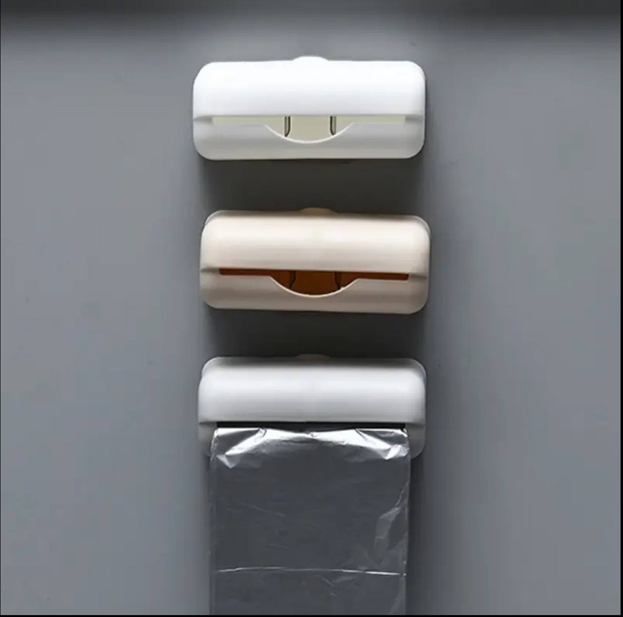 Wall Mounted Garbage Bag Holder Organizer