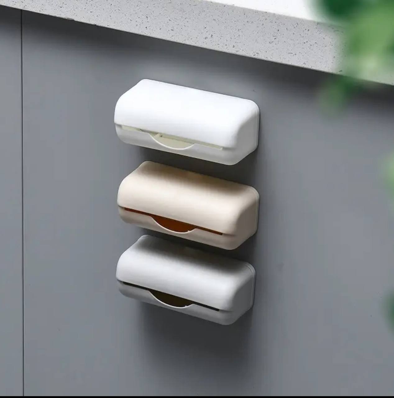 Wall Mounted Garbage Bag Holder Organizer