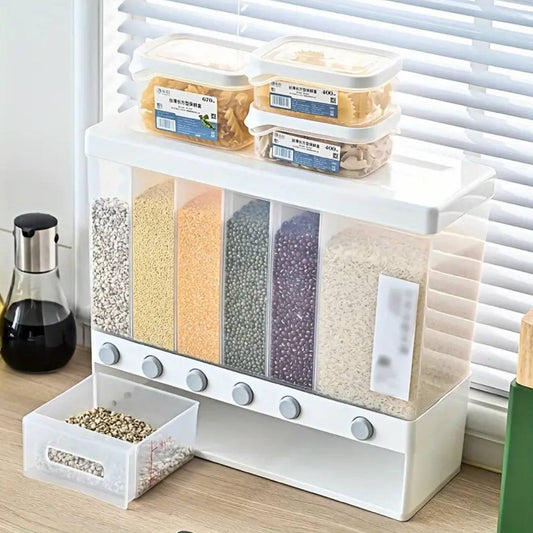 6 compartment cereals dispenser