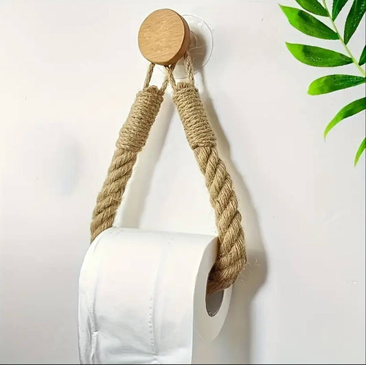 Artistic & creative Hemp Rope like Tissue/Hand towel holder