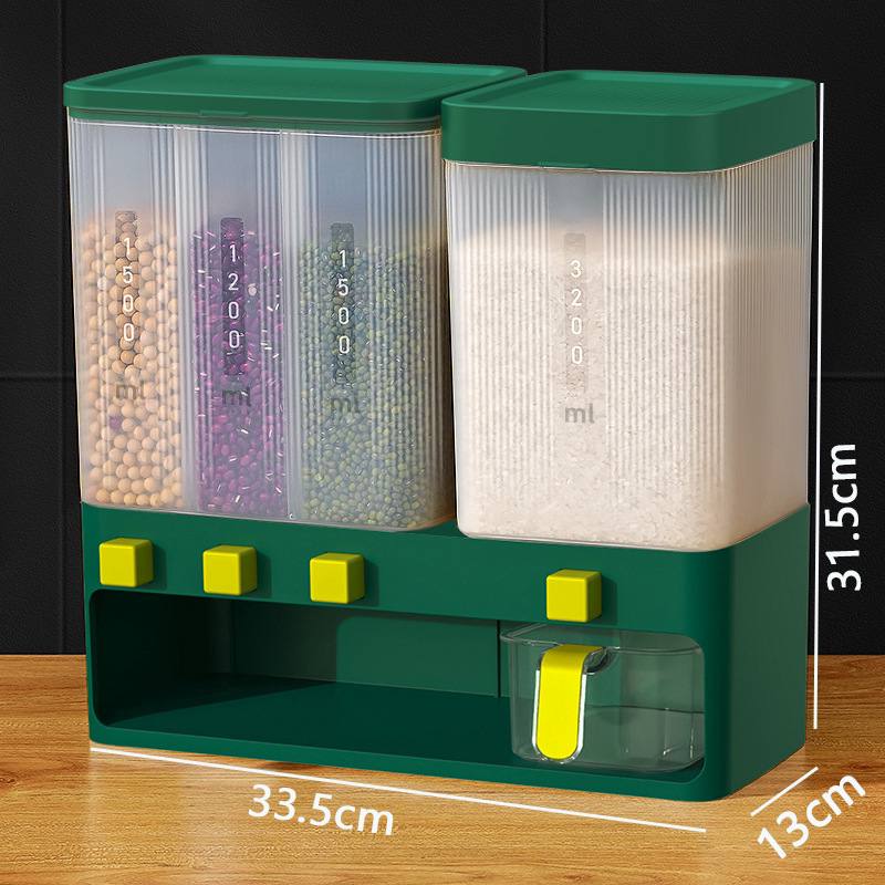 4 compartment cereals dispenser