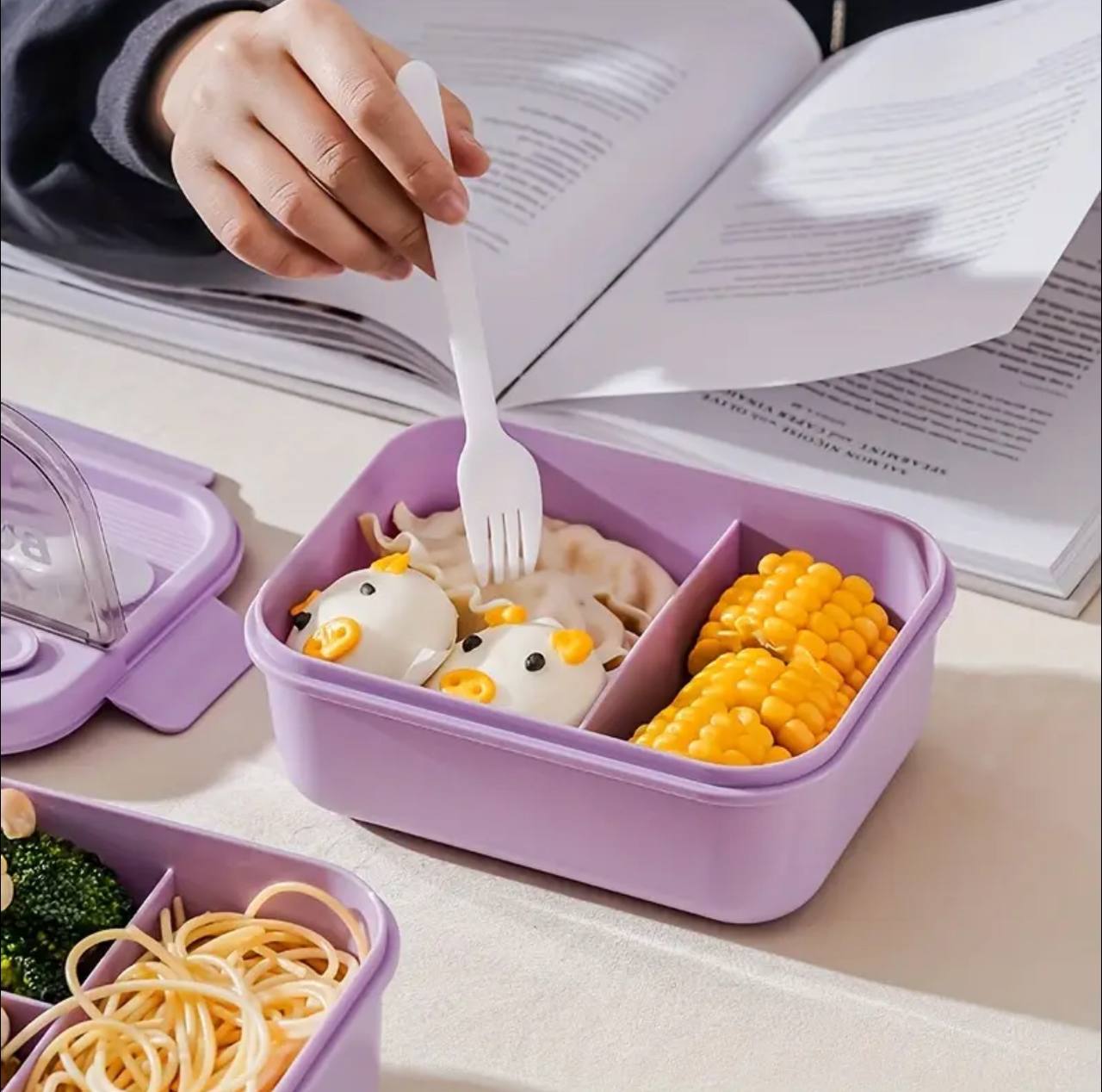3 Grid Lunch Box