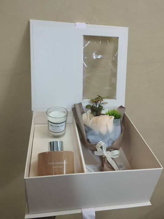 Aromatherapy diffuser gift set Decor Fragrance Scen with Scented candle