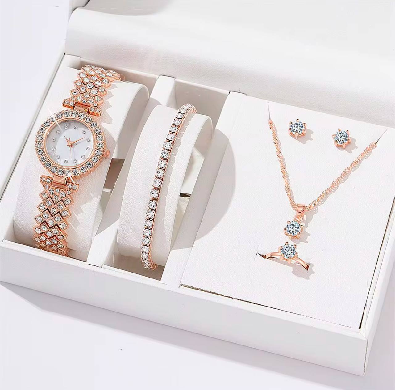 6in1 Rhinestone Elegant Ladies Gift Set