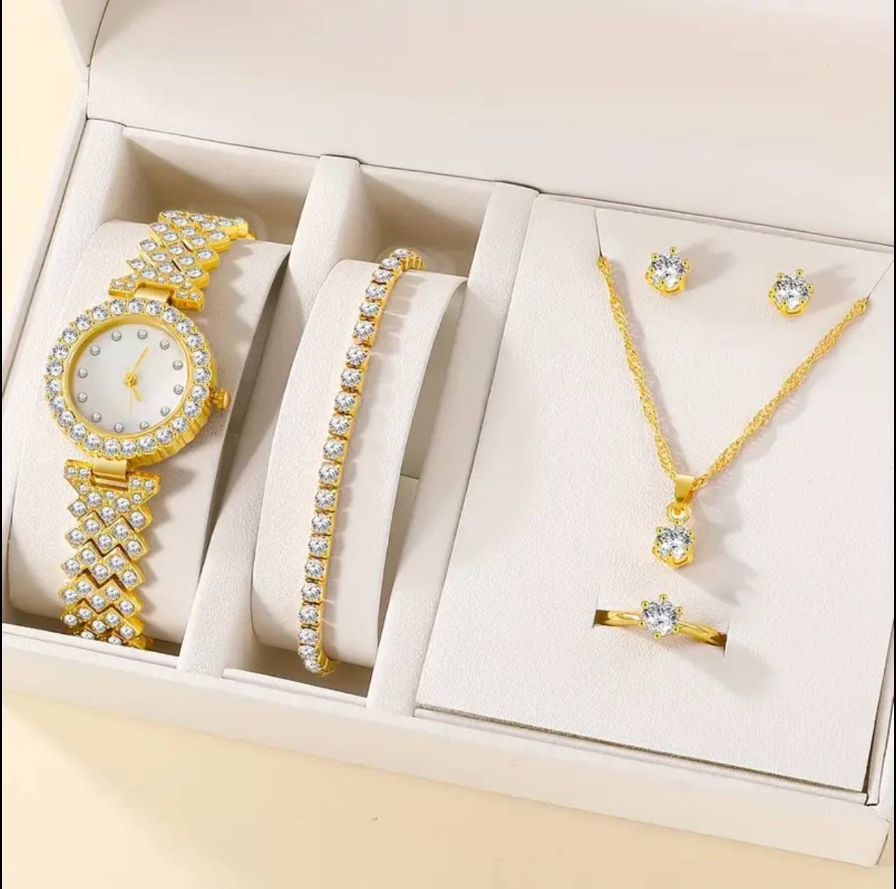 6in1 Rhinestone Elegant Ladies Gift Set