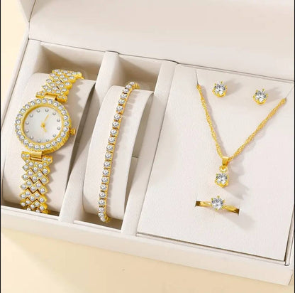 6in1 Rhinestone Elegant Ladies Gift Set
