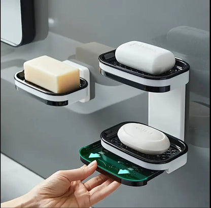 Acrylic soap dish 2 tier