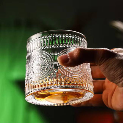 6pc Dancing /twisting drinkware glass