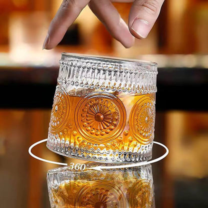 6pc Dancing /twisting drinkware glass