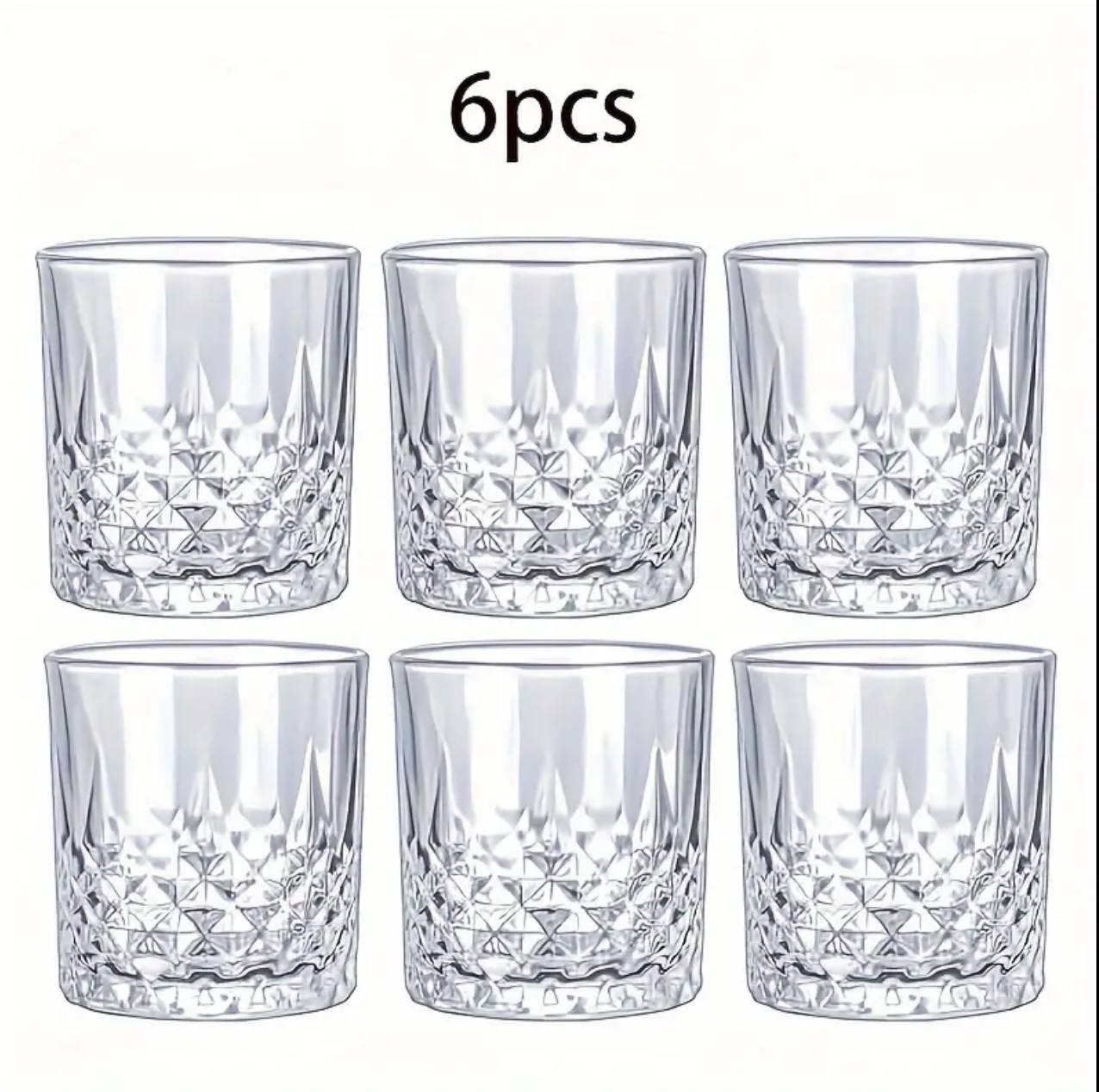 6pc Delisoga whiskey glass