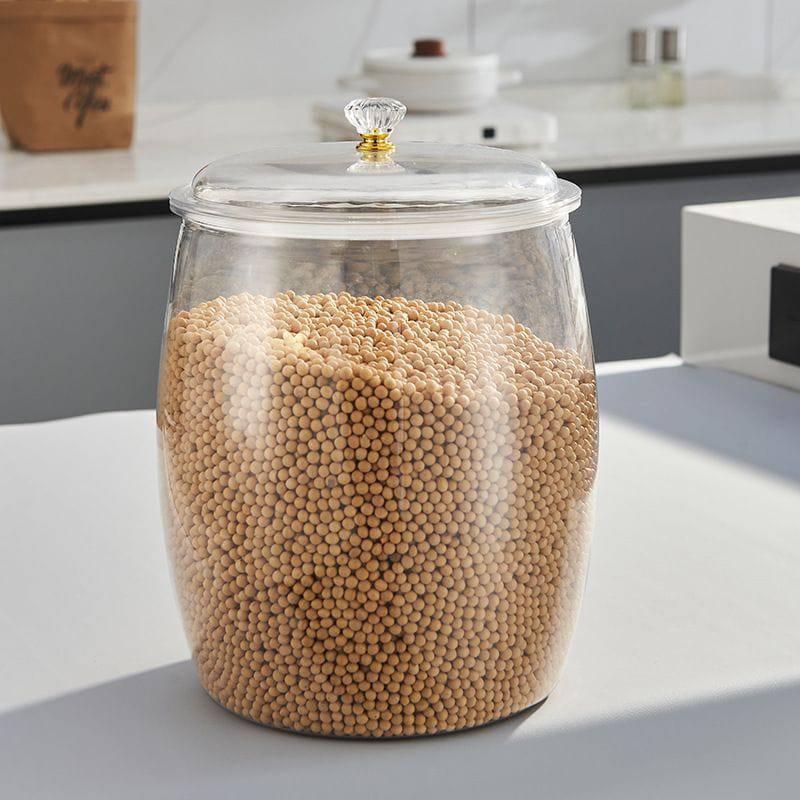 Airtight transparent cereal / candy storage container