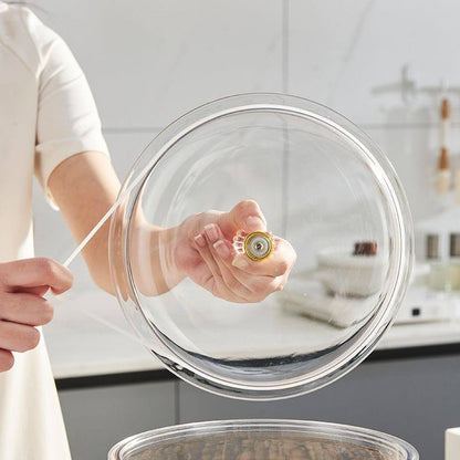 Airtight transparent cereal / candy storage container